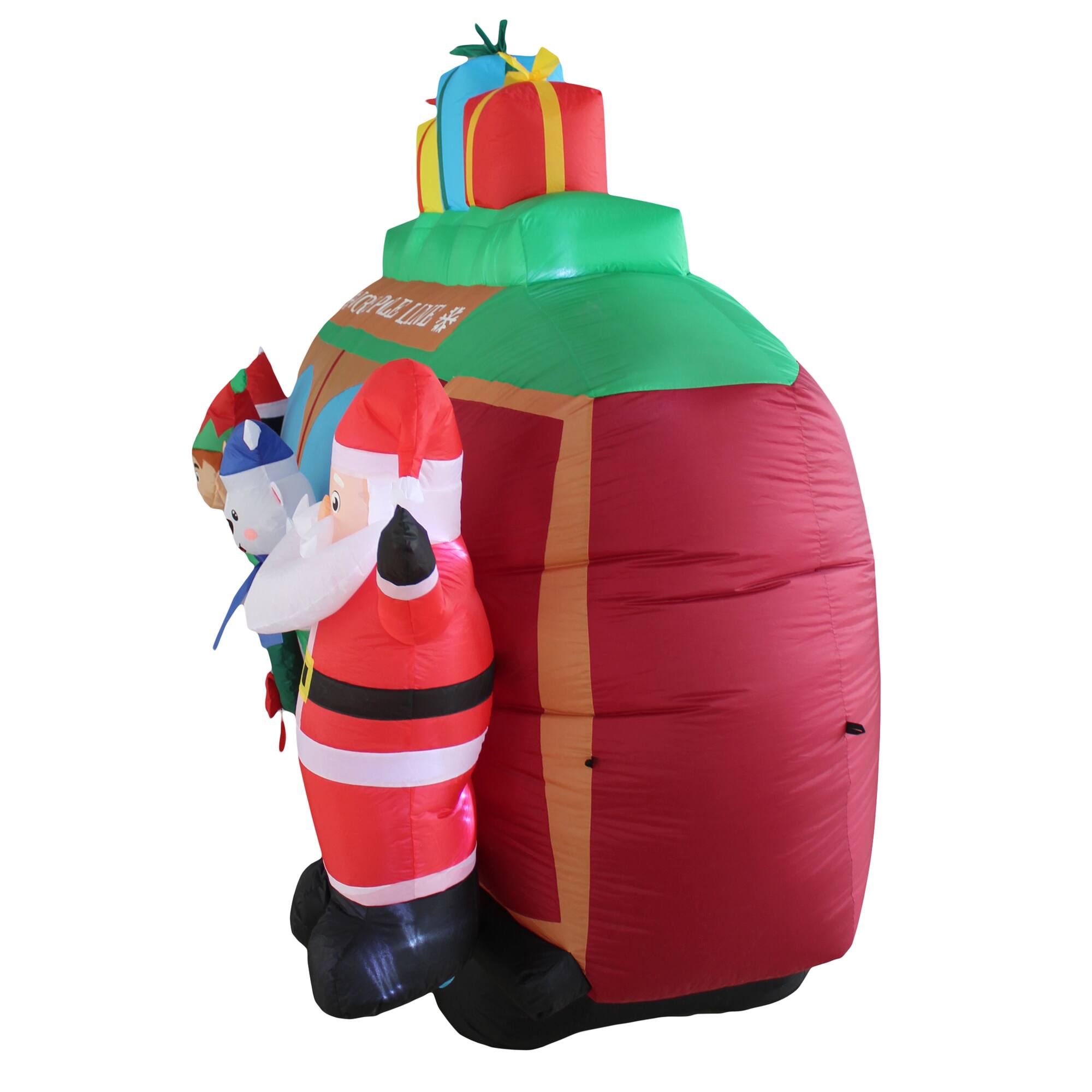 8ft. Inflatable Christmas Caboose